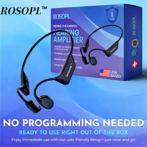 ROSOPL Bluetooth Rechargeable OTC Hearing