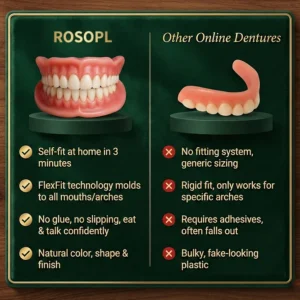 ROSOPL™ Custom-Fit Full Functional Dentures