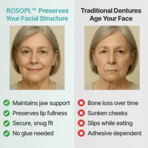 ROSOPL Custom-Fit Full Functional Dentures