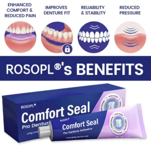 ROSOPL® Comfort Seal Pro Denture Adhesive FDA Certified