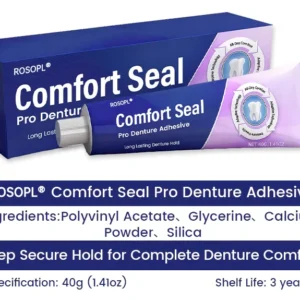 ROSOPL® Comfort Seal Pro Denture Adhesive FDA Certified
