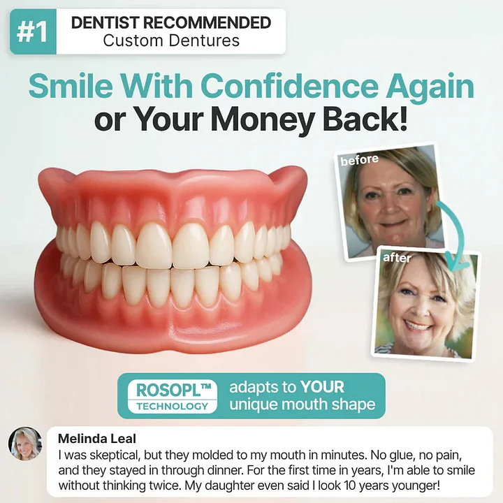 ROSOPLTM Medical Full Denture with Strong Suction
