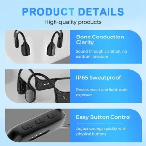 ROSOPL Bone Conduction Smart Hearing Aids Amplifier