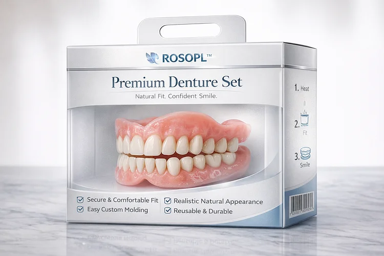 ROSOPL Custom-Fit Full Functional Dentures