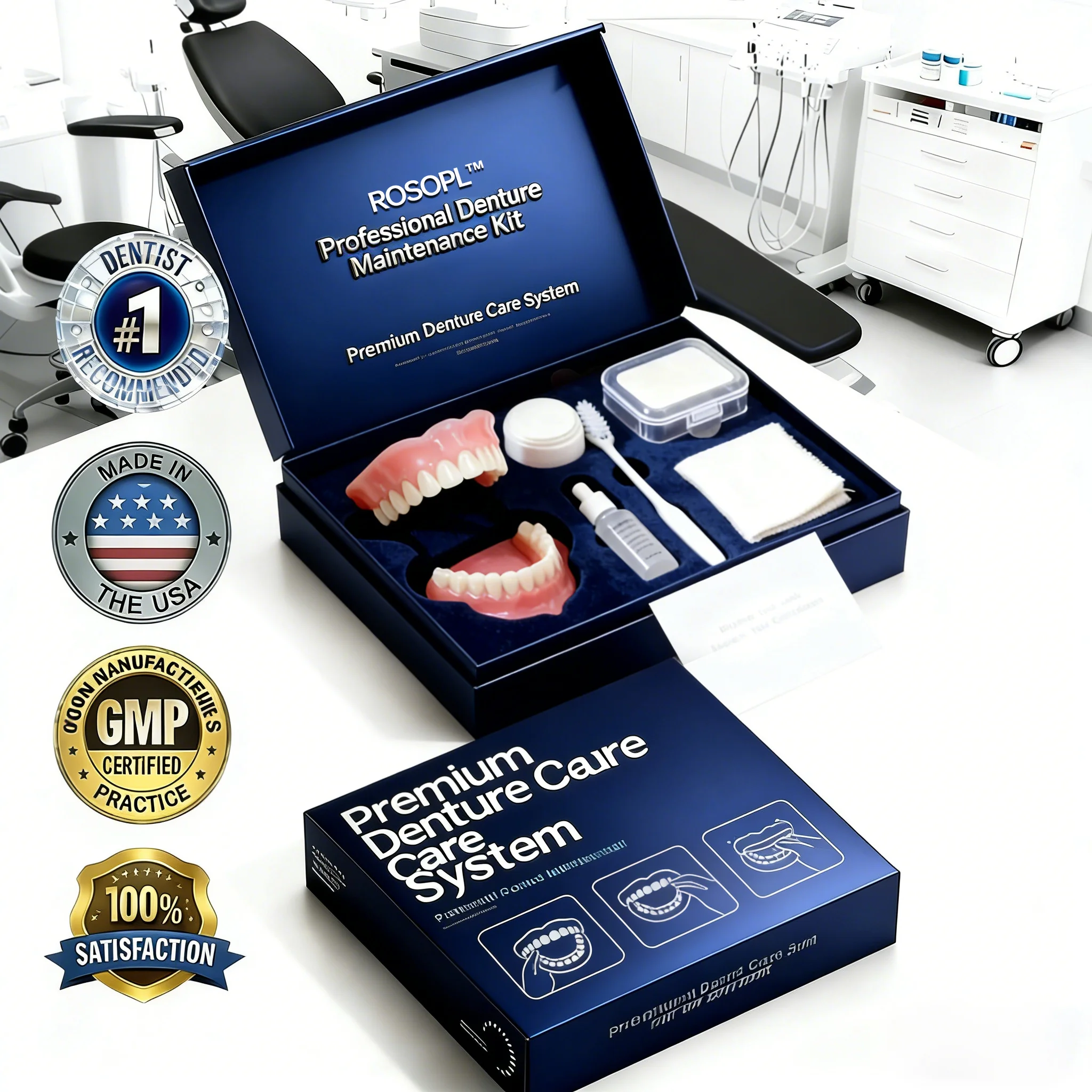 ROSOPLTM Custom-Fit Full Functional Dentures Make you more confident