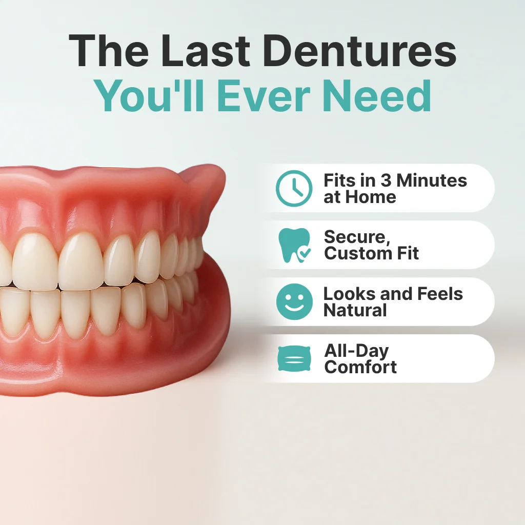 ROSOPLTM Custom-Fit Full Functional Dentures Make you more confident
